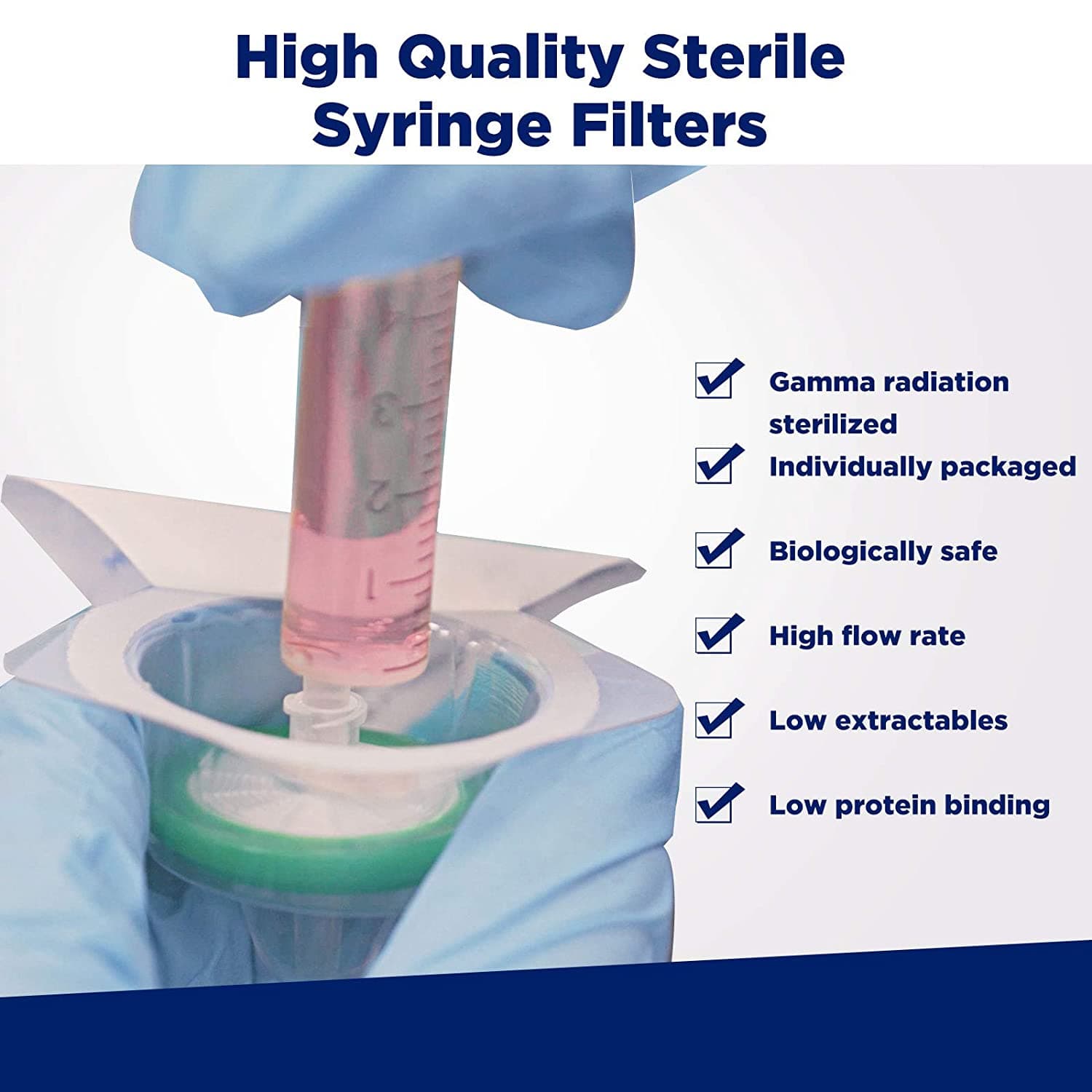 Sterile NonSterile with 13mm hplc syringe filters